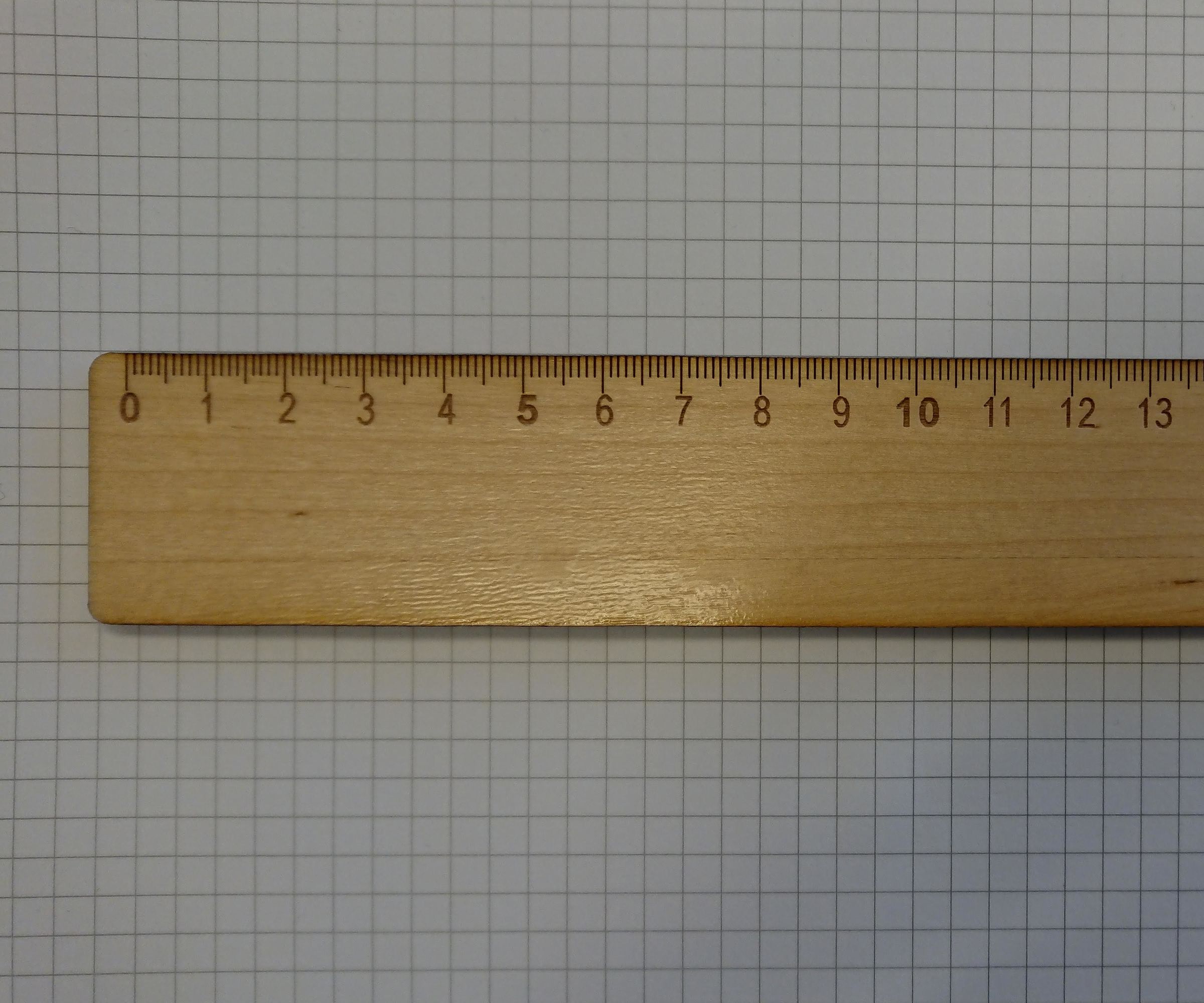 Making a Ruler Using 2D Design and a Laser Cutter