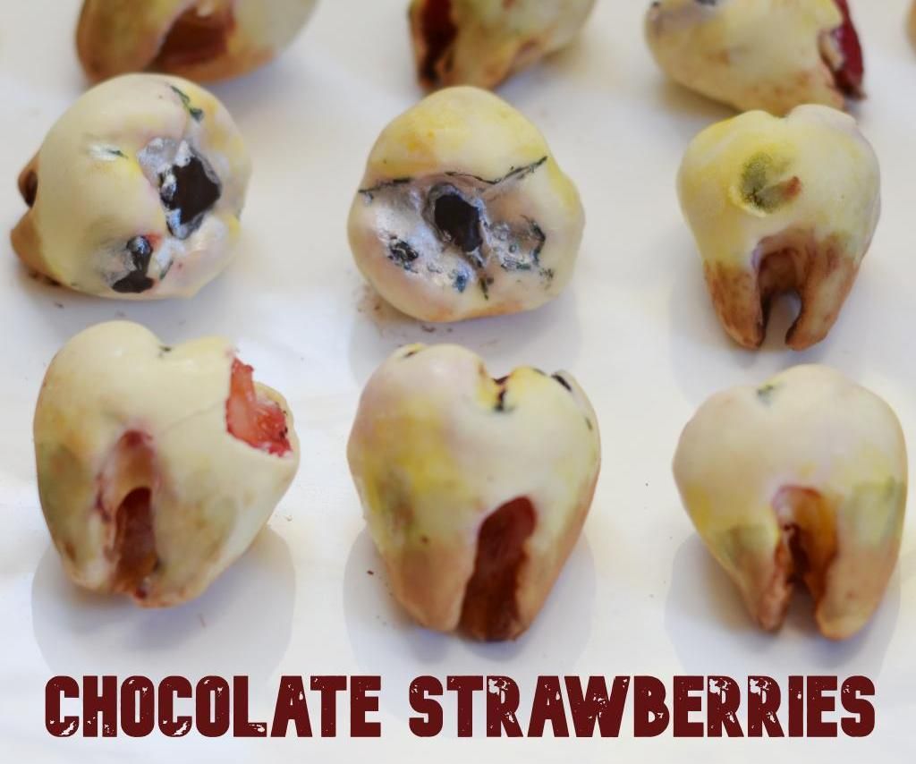 Rotten Teeth Chocolate Strawberries