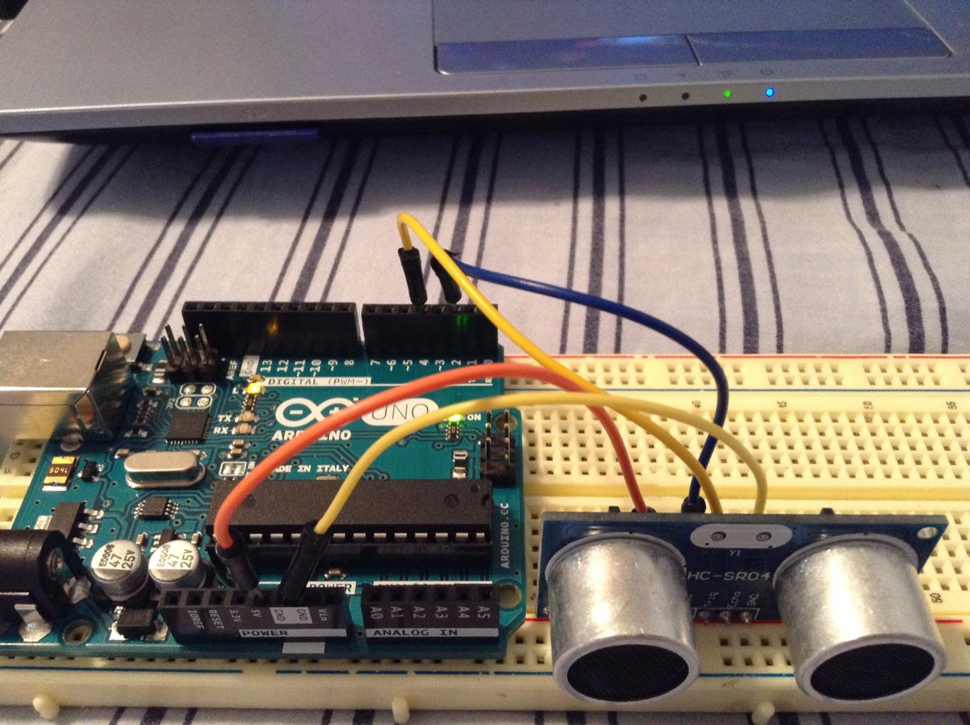 How to Make a Simple Arduino Ultrasonic Distance Sensor : 5 Steps ...