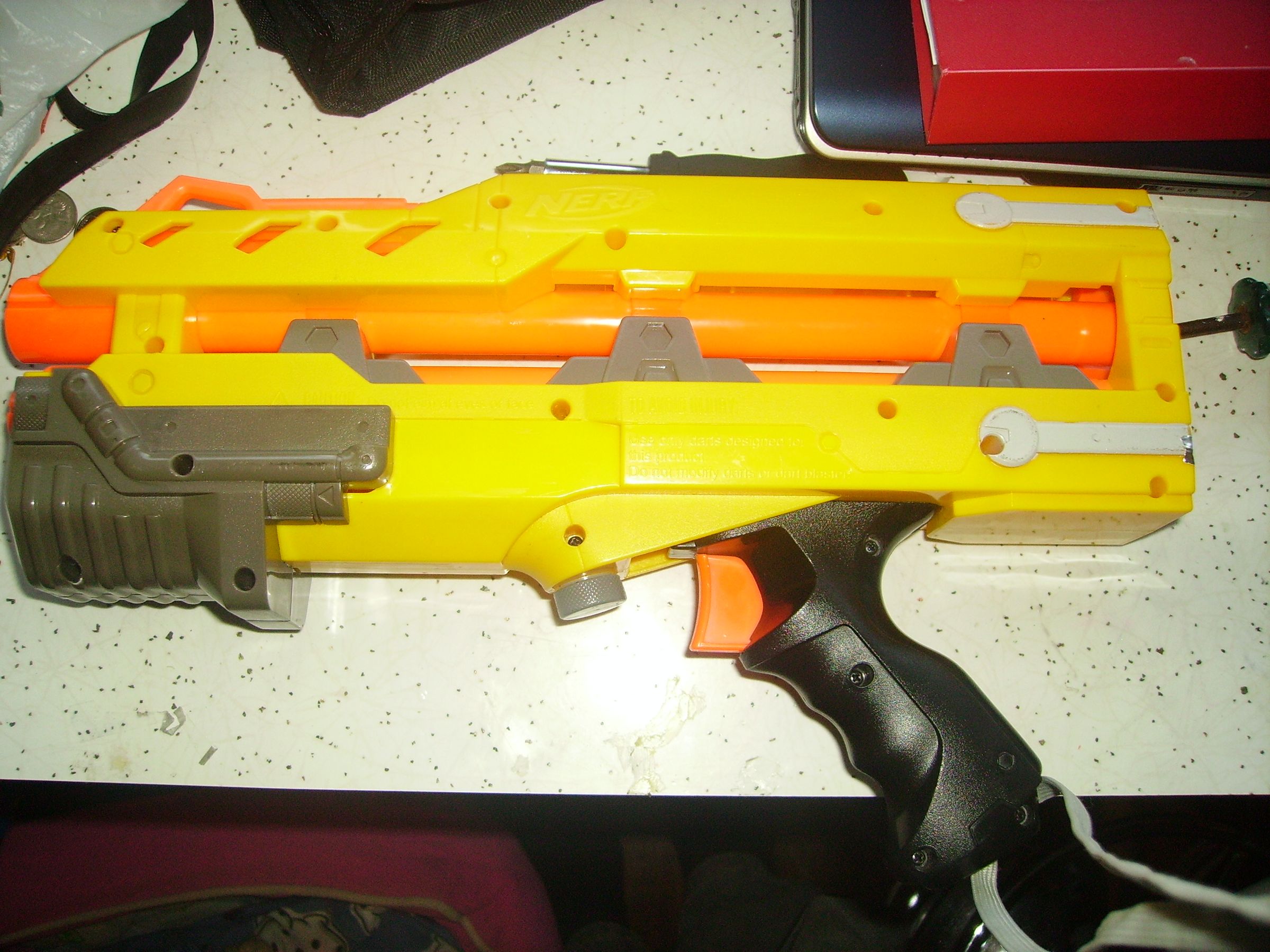 Nerf Longshot front gun mod