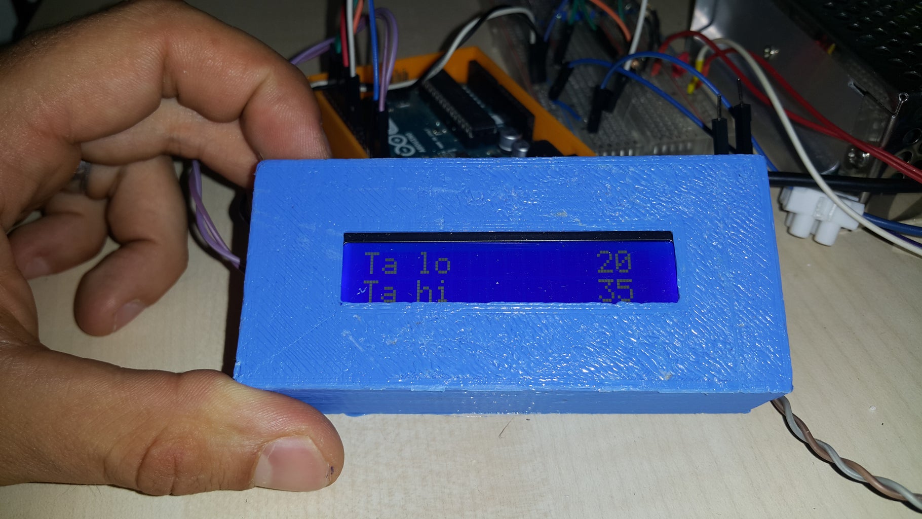 Arduino UNO, LCD 16x02 and Rotary Encoder Controlled Plant Environment ...