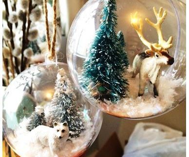 Snow Globe Ornaments- Arctic Theme