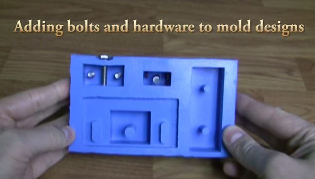 Adding Bolts & Hardware Into Silicone Mold Designs
