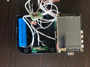 Placing Display and Battery