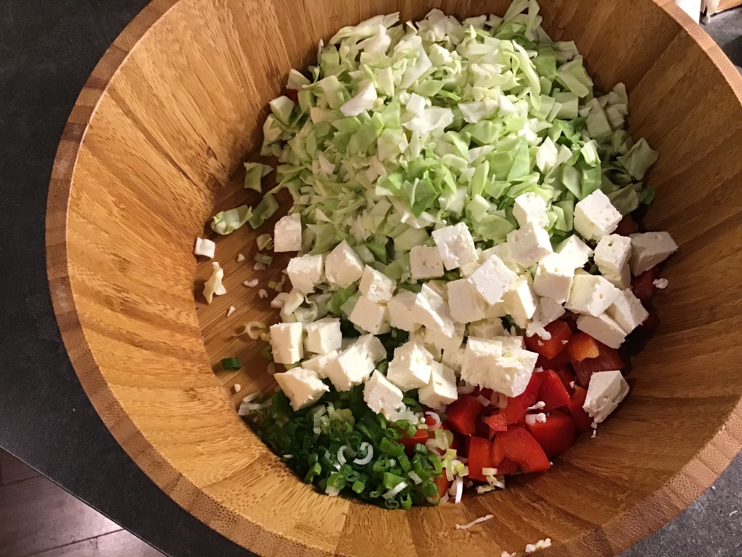 Red Bean Salad With Feta and Peppers 5 Steps (with Pictures