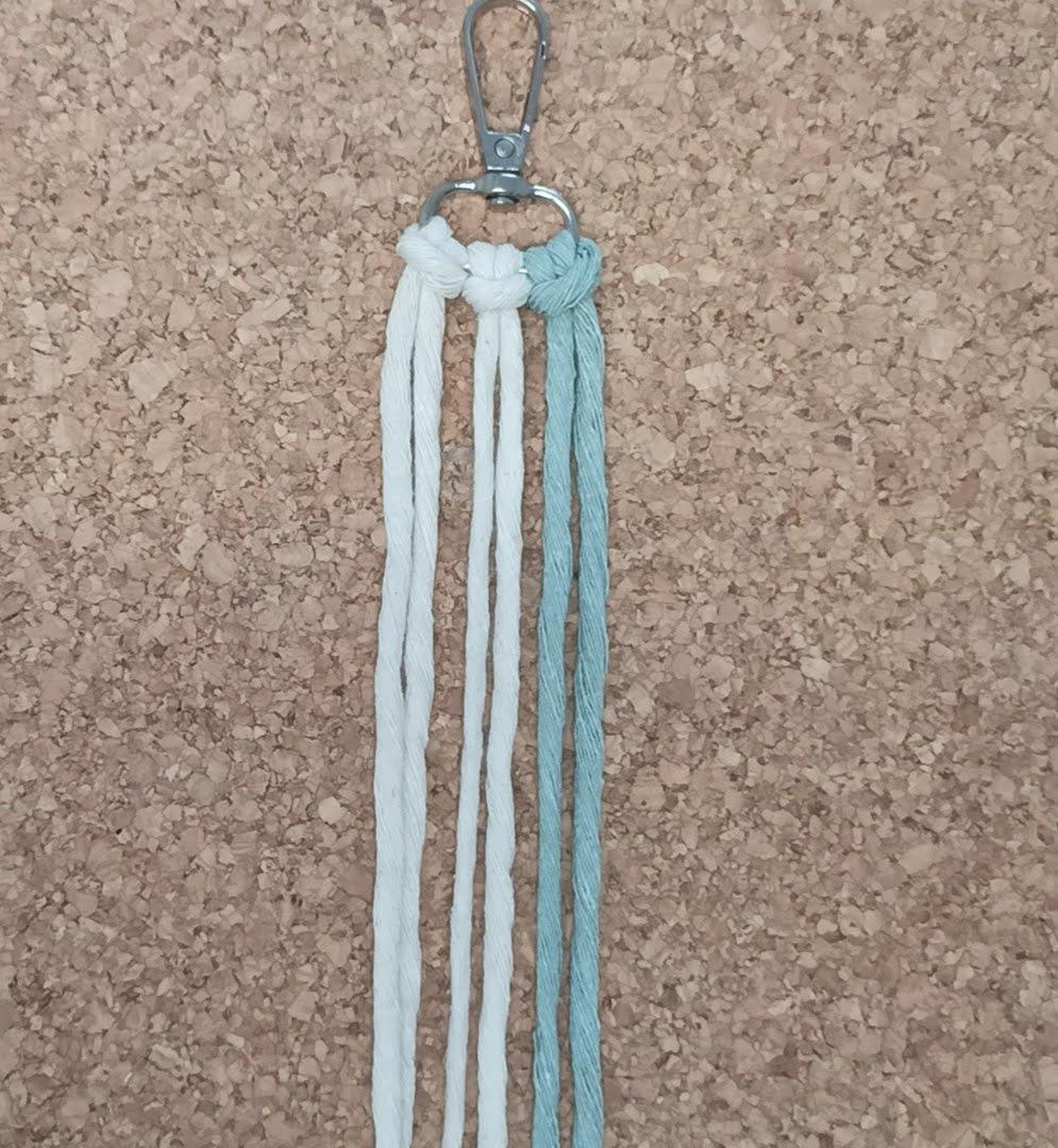 How to Make a Macrame Wristlet Keychain? Step by Step Tutorial for