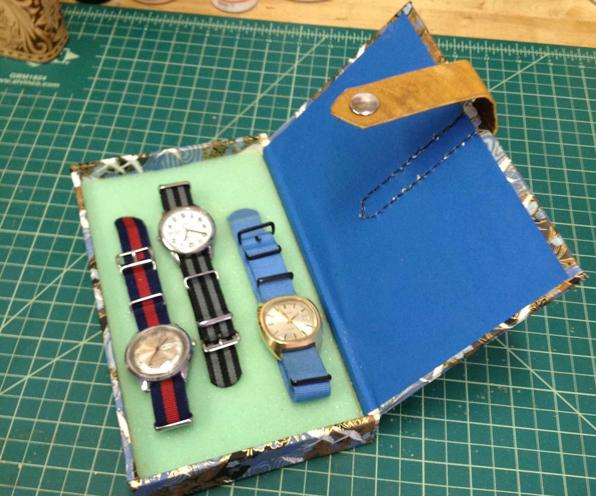 Bookbinding a Watch Case