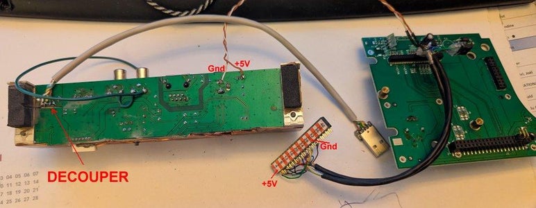 Modification Du Circuit Imprimé De La Façade Arrière (carte Interface).