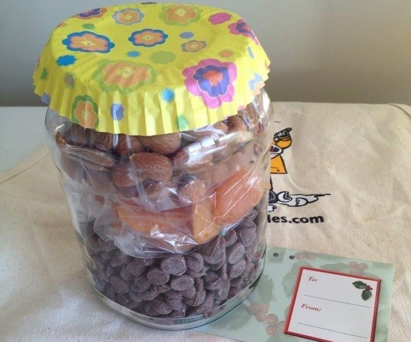 Almond and Apricot Bark in a Jar