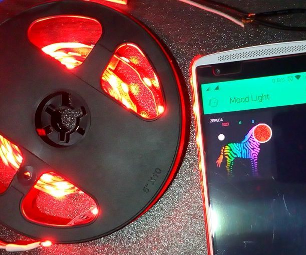 WiFi Controlled LED Strip With BLYNK