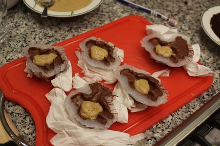 Add the Ganache Fillings