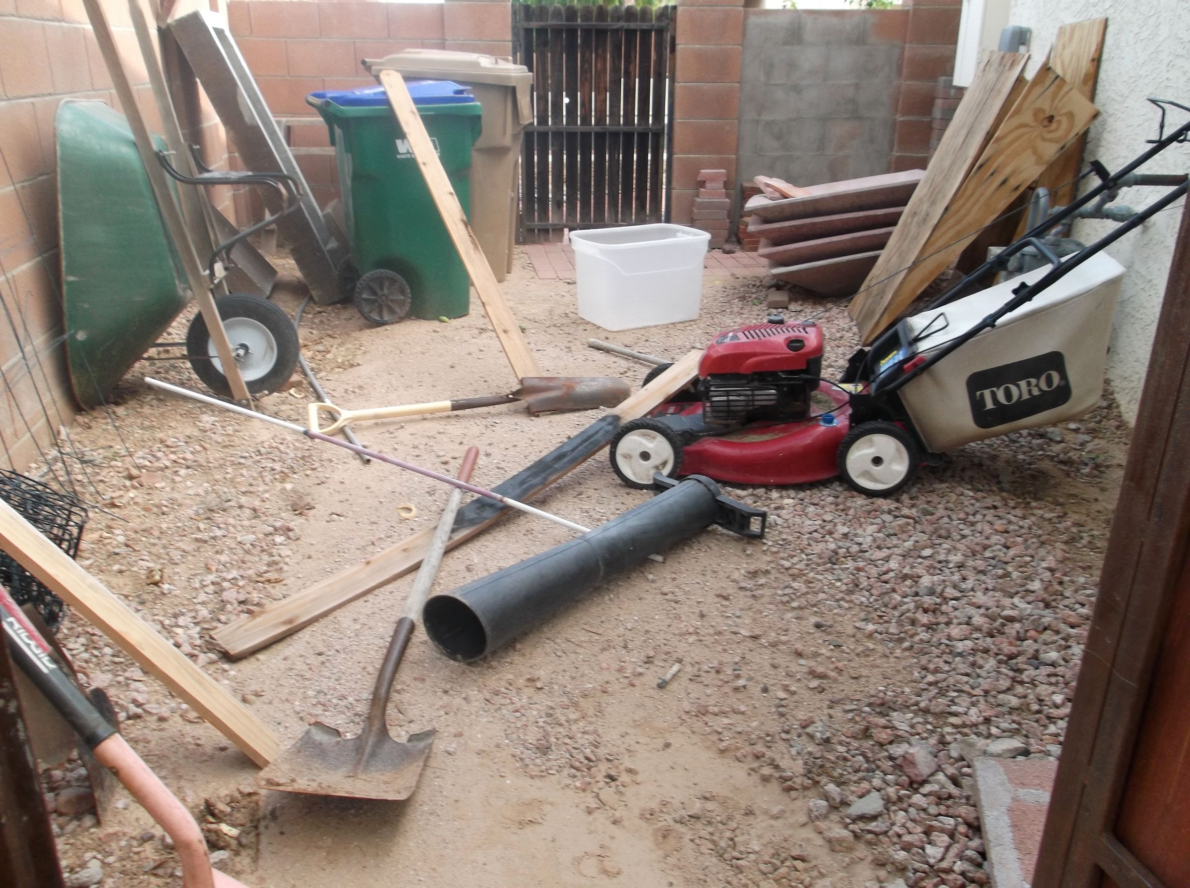Side Yard Clean-up