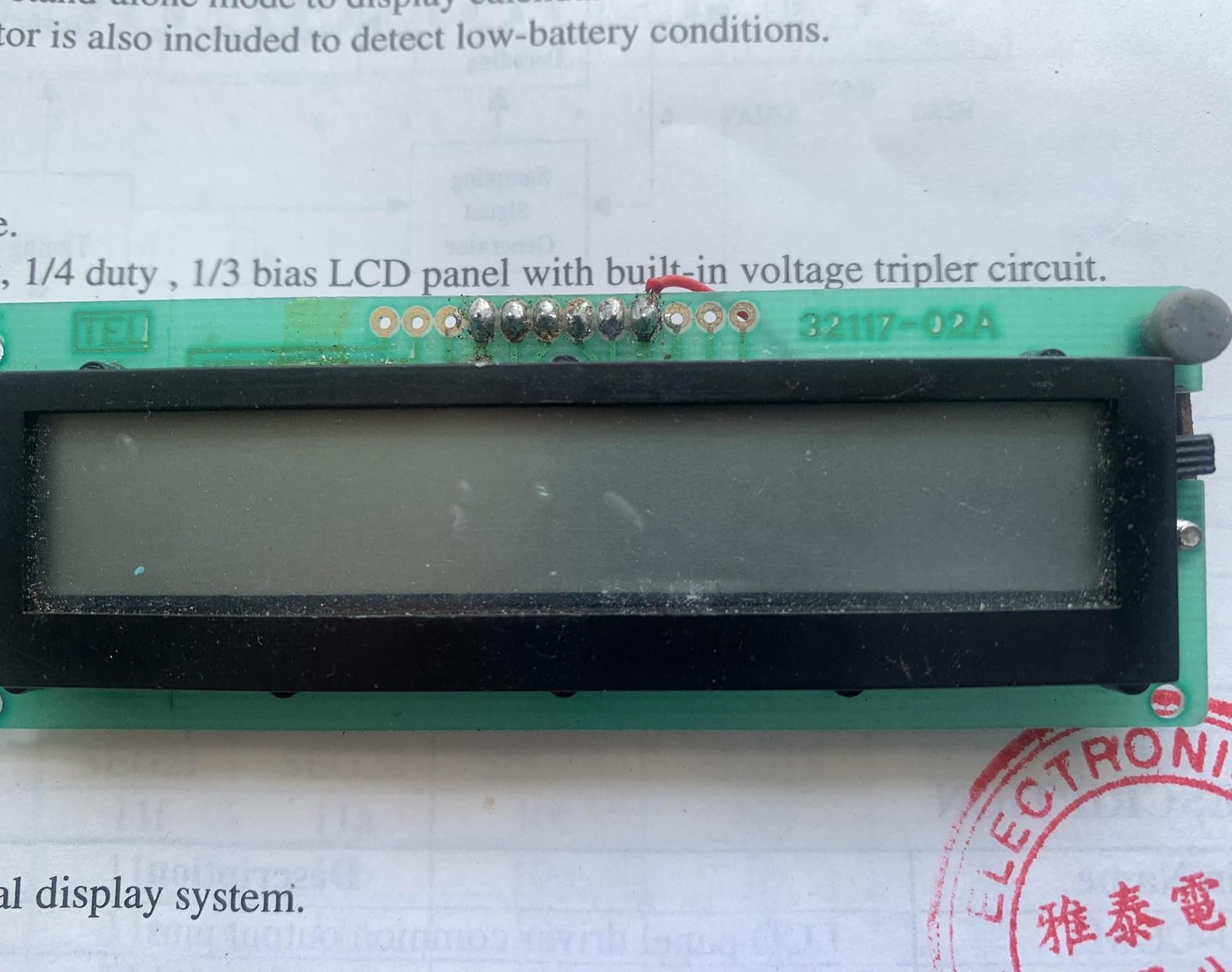 Numerical LCD With Built-in RTC for Arduino