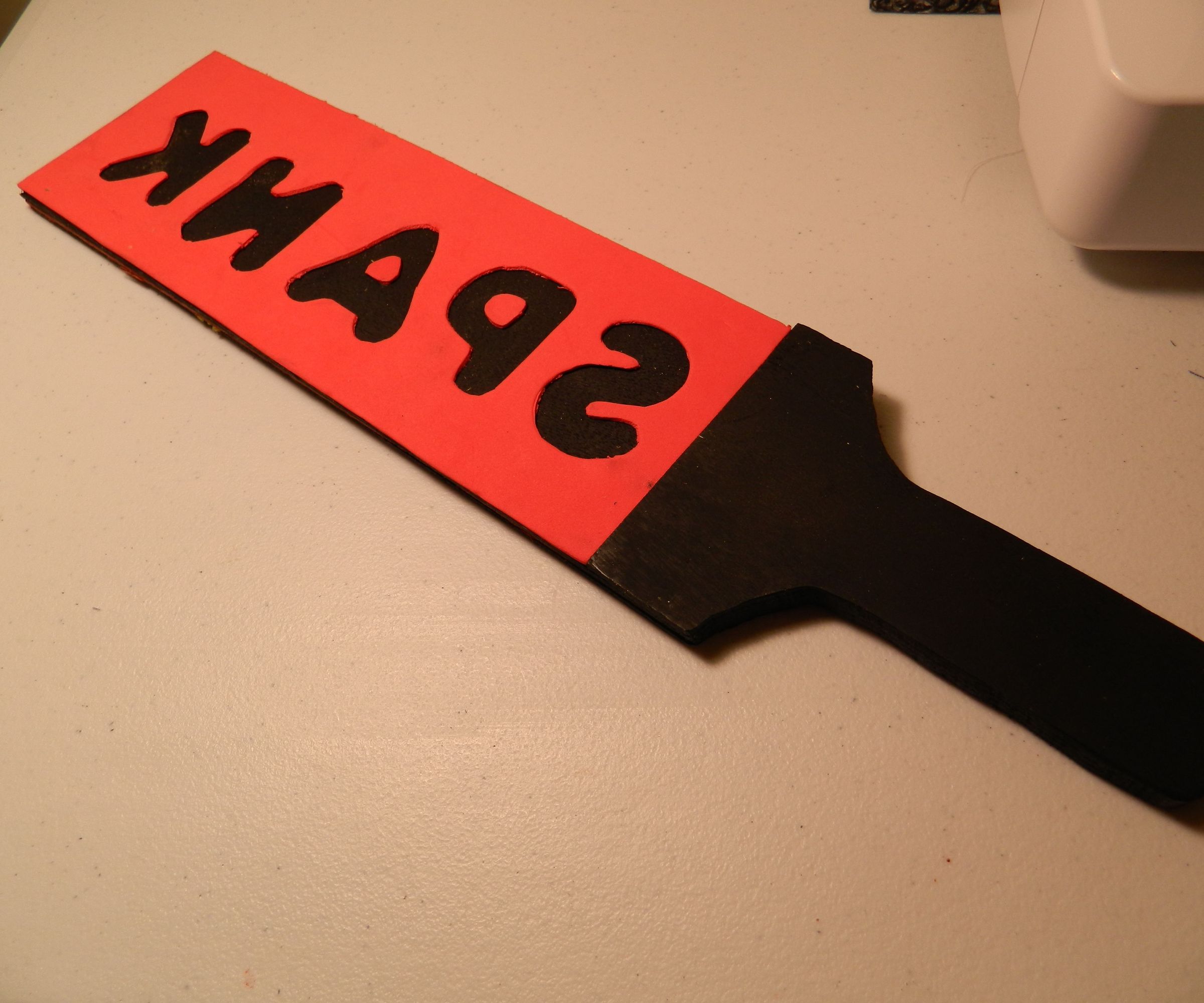 Homemade Paddle, Or, How to Make an Impression