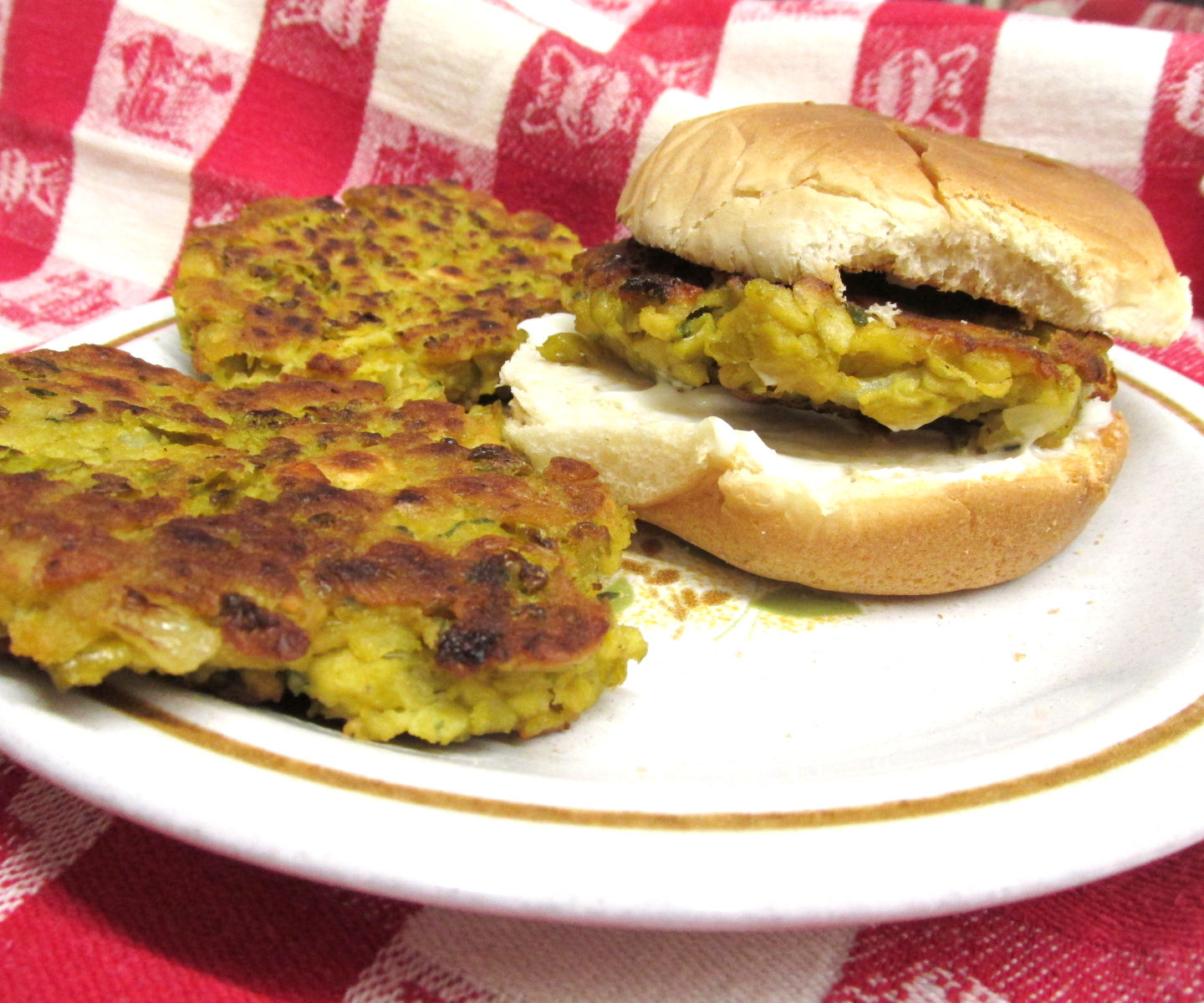 Green Pea Burgers