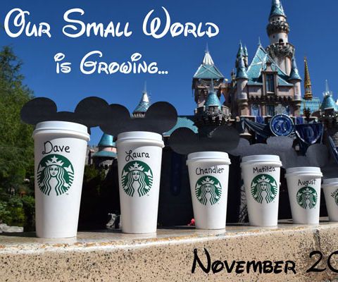 Disney / Starbucks Pregnancy Announcement