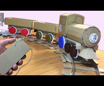 How to Make Electric Remote Train From a Cardboard?