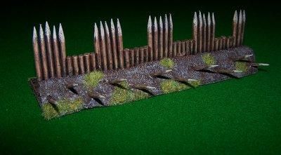 Making Spiked Barricades for a Rohan Gaming Table