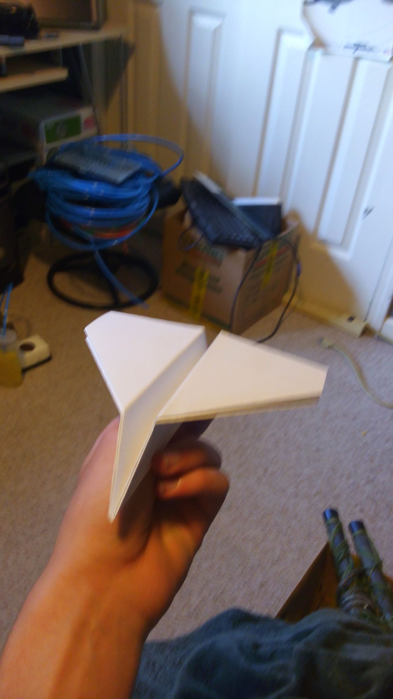 X WING PAPER AIRPLANE, AWAY! 5 Steps Instructables