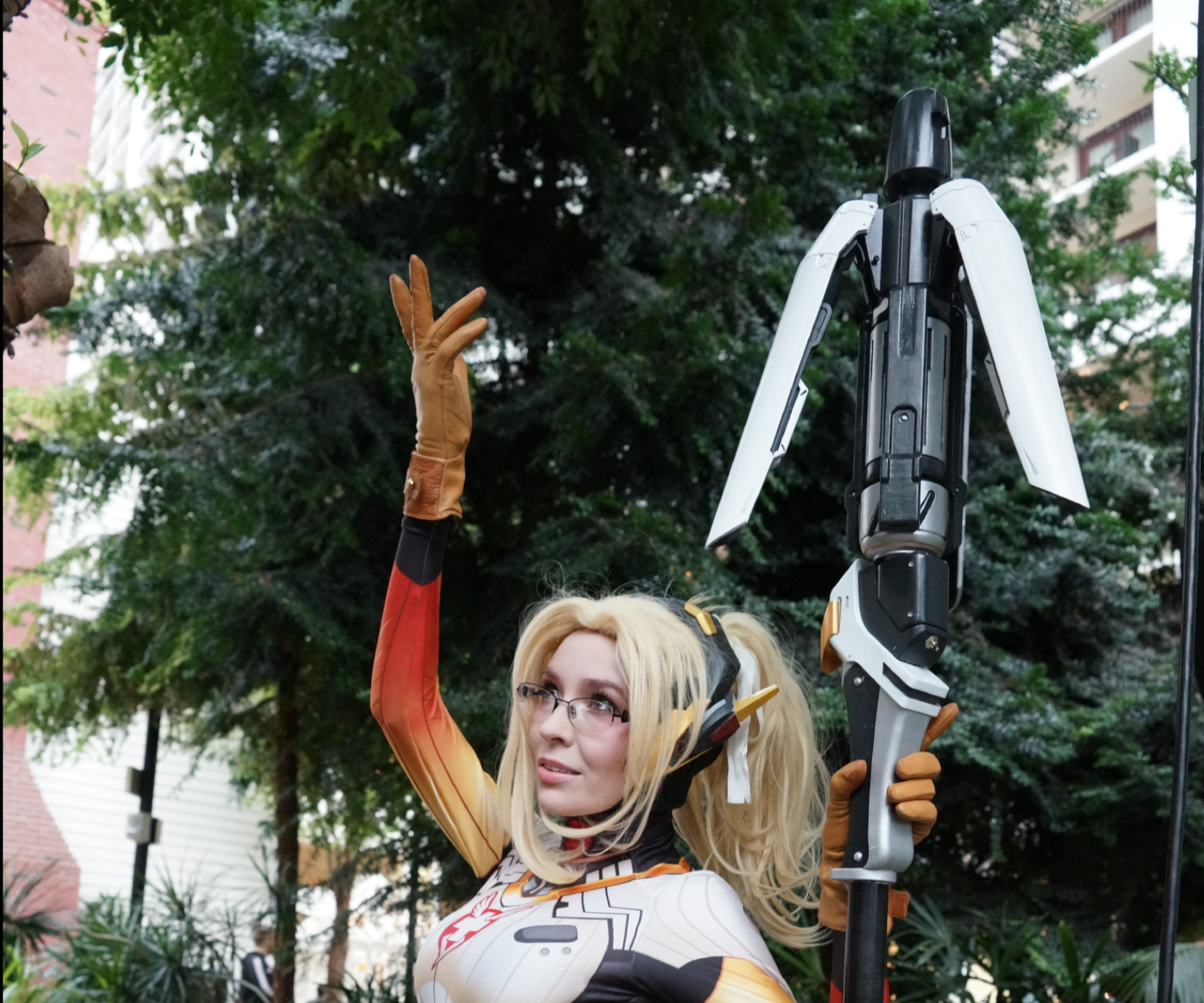 Working Mercy Staff With Adjustable Winglets