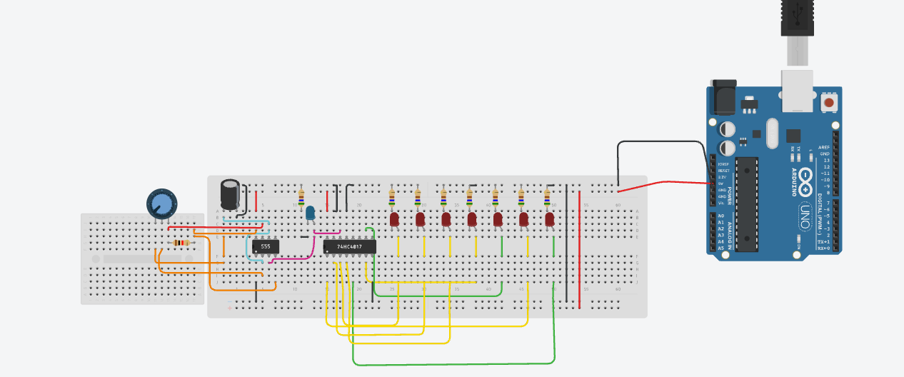 LED CHASER CIRCUIT (555 TIMER & 4017) : 4 Steps - Instructables