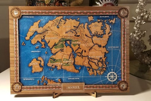 Epoxy Resin Fantasy Maps