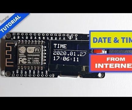 ESP8266 OLED - Get Time and Date From Internet