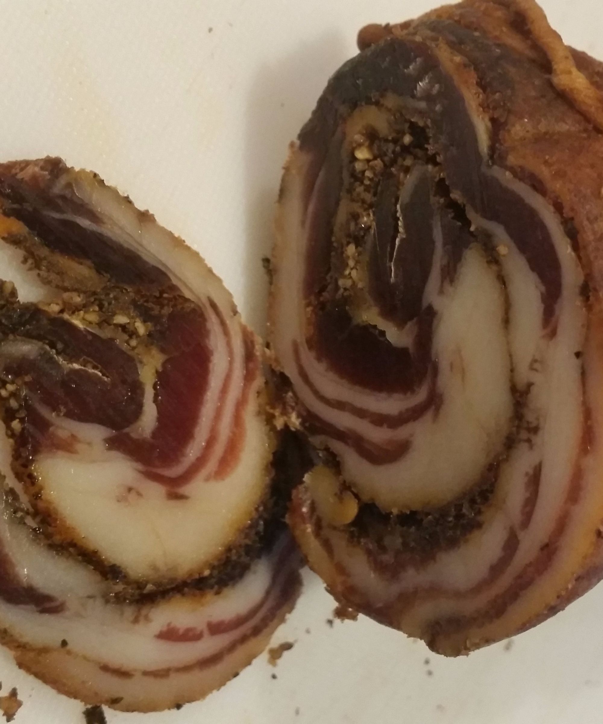 Apple-smoked Homemade Pancetta