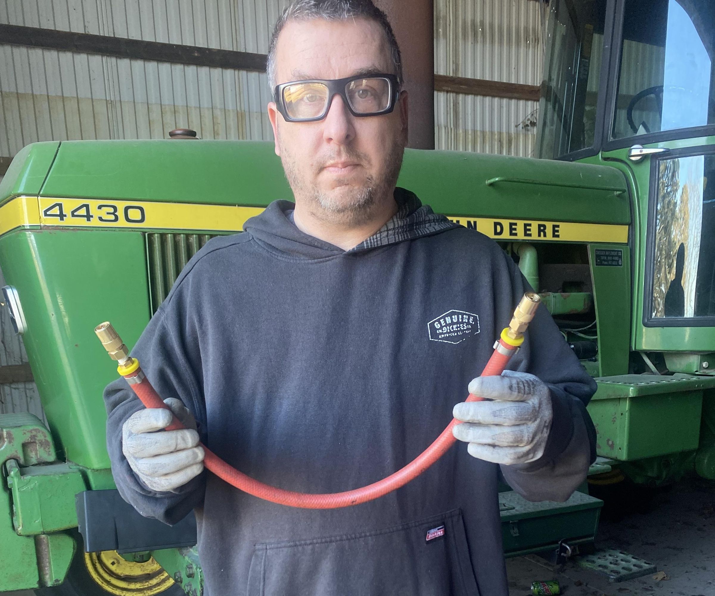 Making Up Quick Coupling Water Line for Farm Use