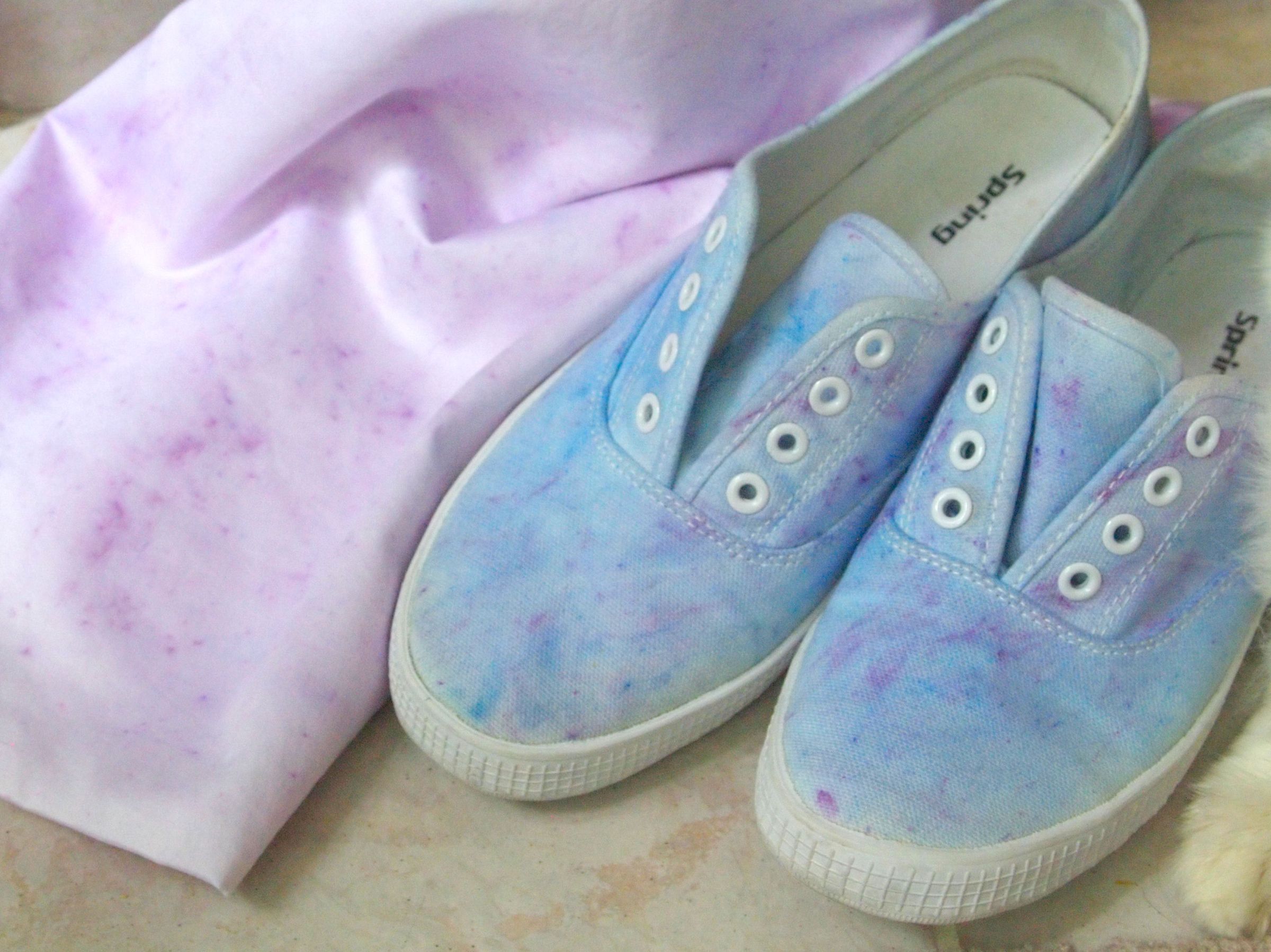 DIY Marbled Fabric