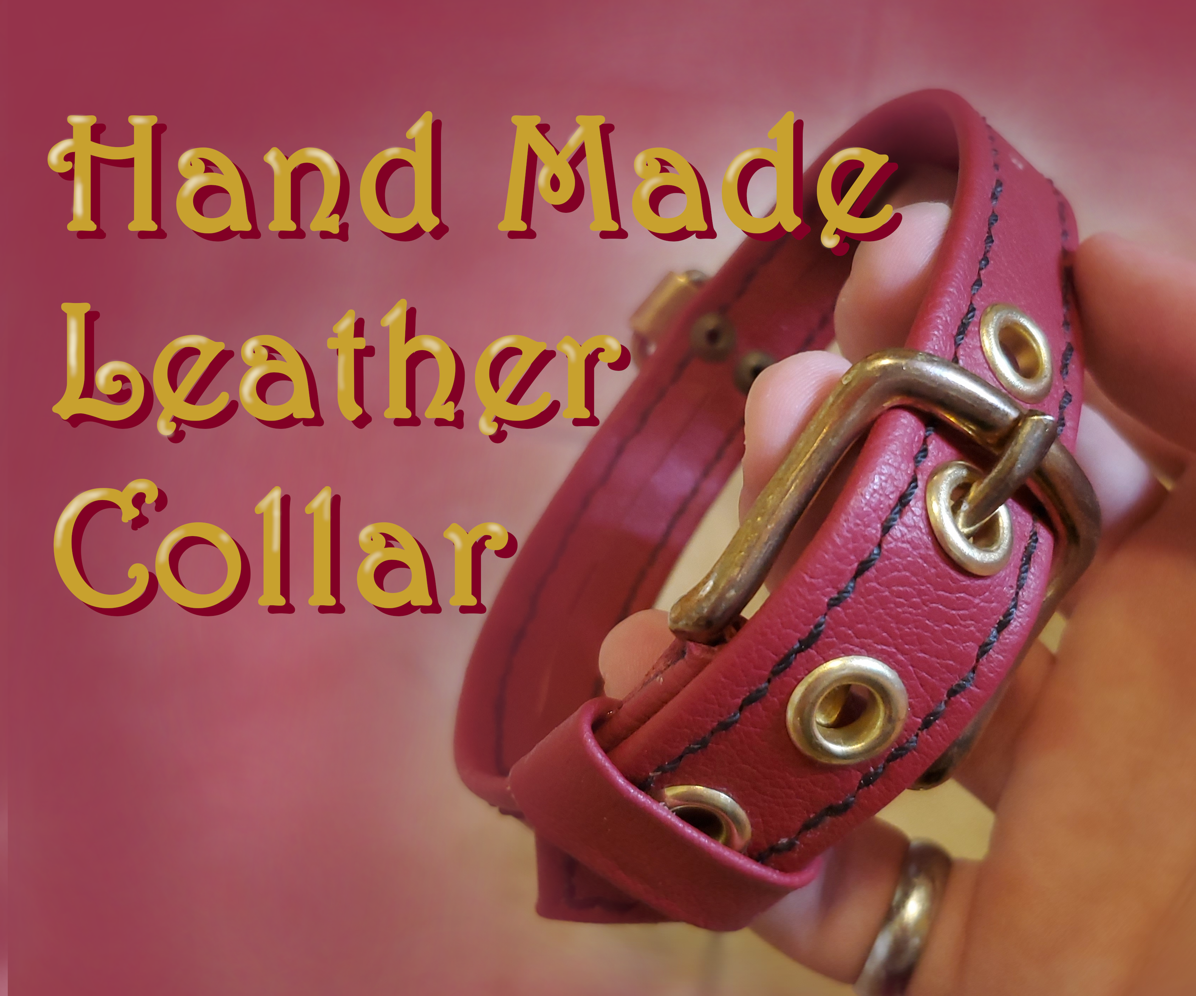 Custom Leather Dog Collar