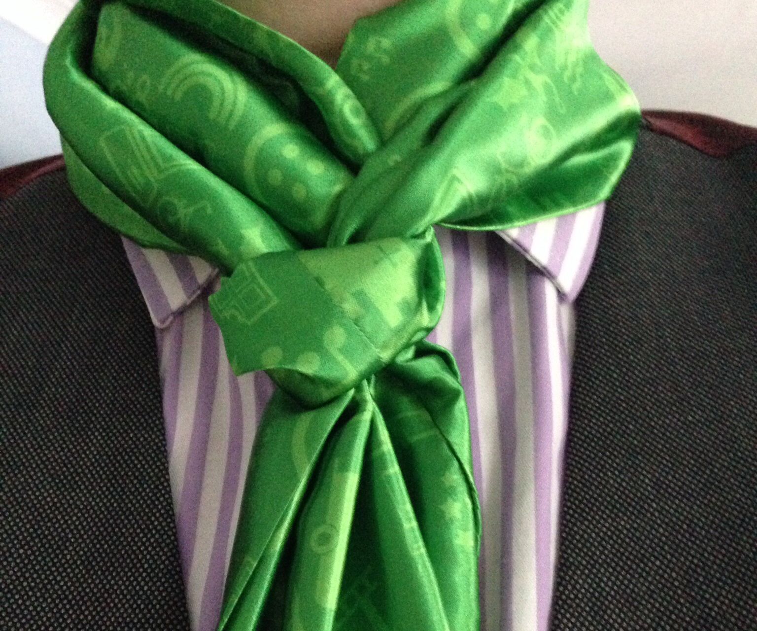 Design Your Own Fabric With Icons to Represent Your Interests (& Make It Into a Tie!)