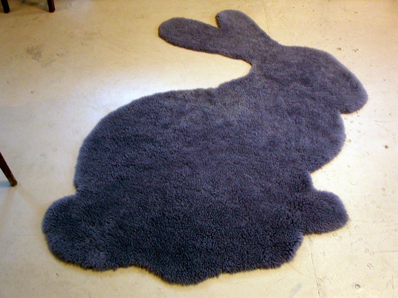 Sew on the Eye and You've Got a Bunny Rug