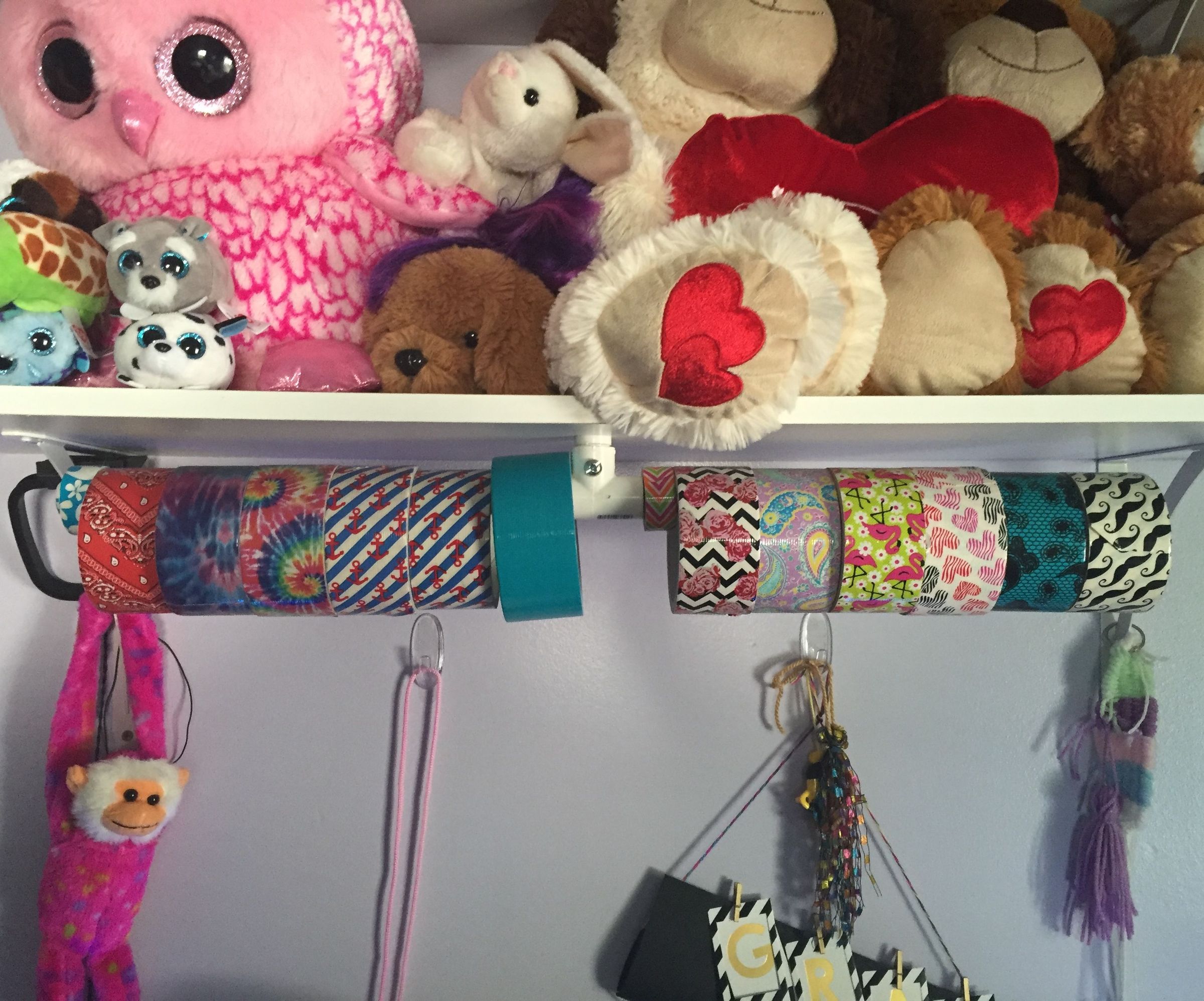 PVC Duct Tape Rack