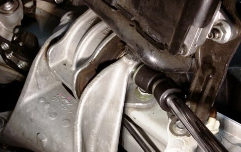Support Engine and Remove Transmission Mount