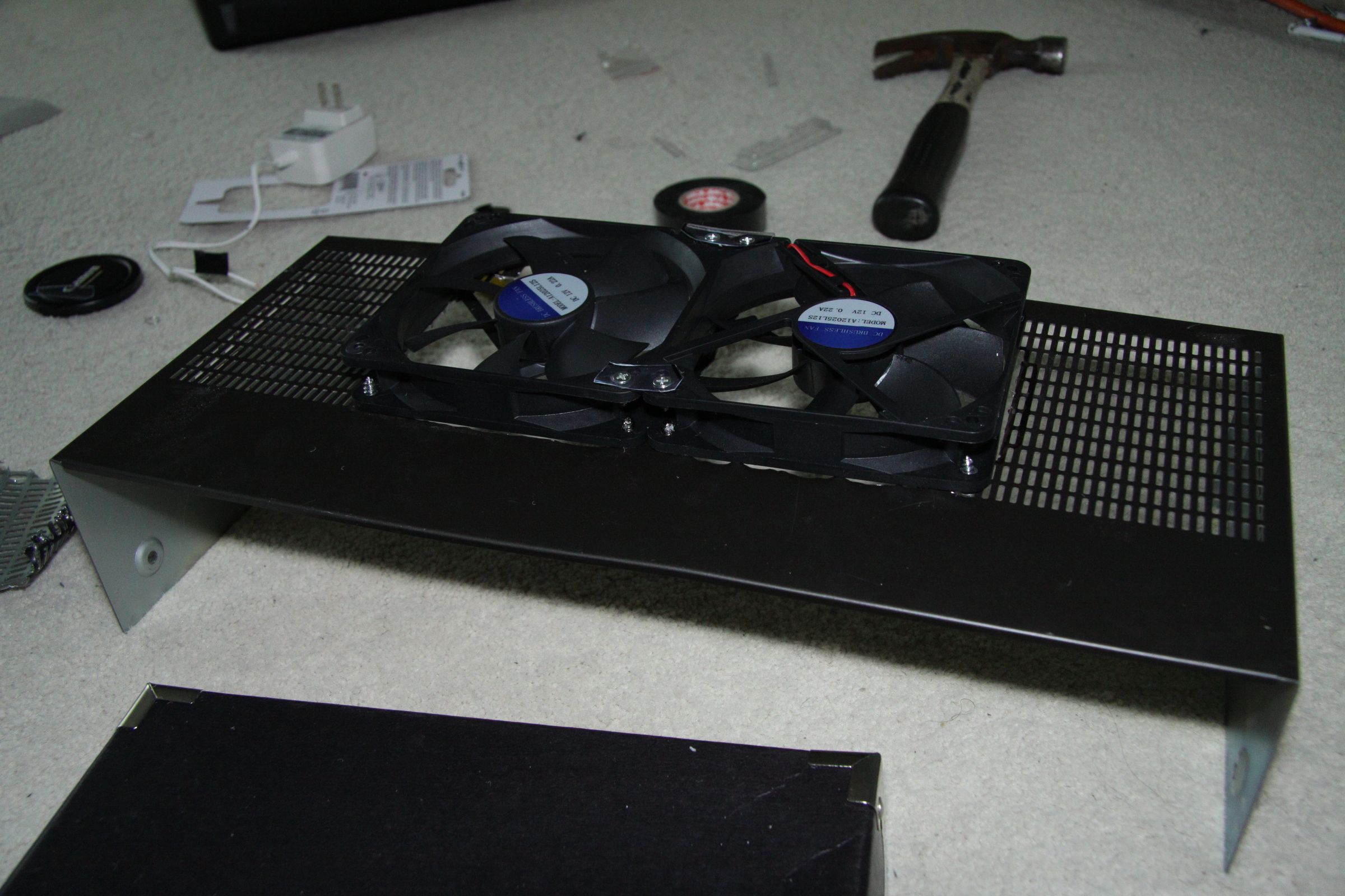 Mod Your Stereo Amp With PC Fans 6 Steps Instructables