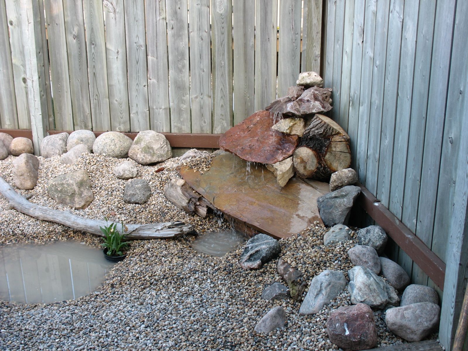 Create waterfall feature in your backyard