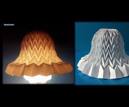 Tutorial 11 Paper Bell With Miura Fold / Lampshade Bell