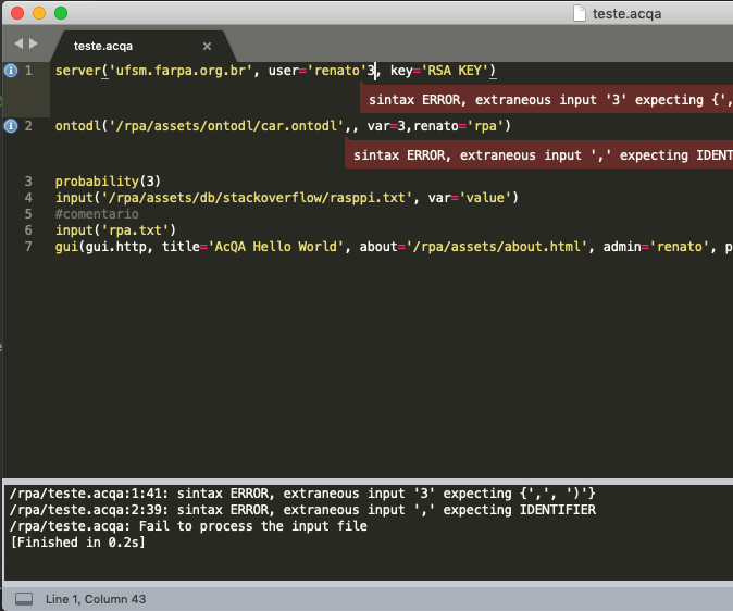 AcQA API Access