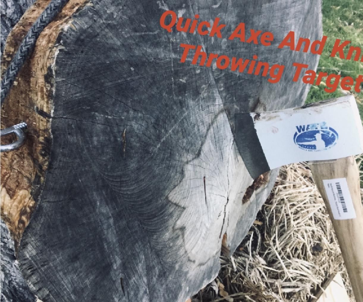 Quick and Easy Axe/Knife Throwing Target
