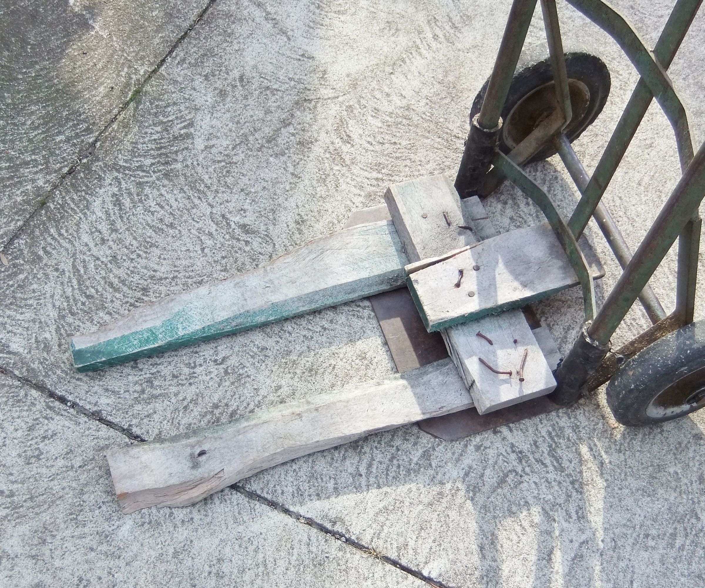 DIY Hand Truck Bottom Plate Extender