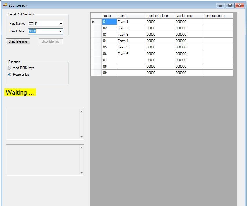 Sponsor Run With C# and Arduino + RC-522