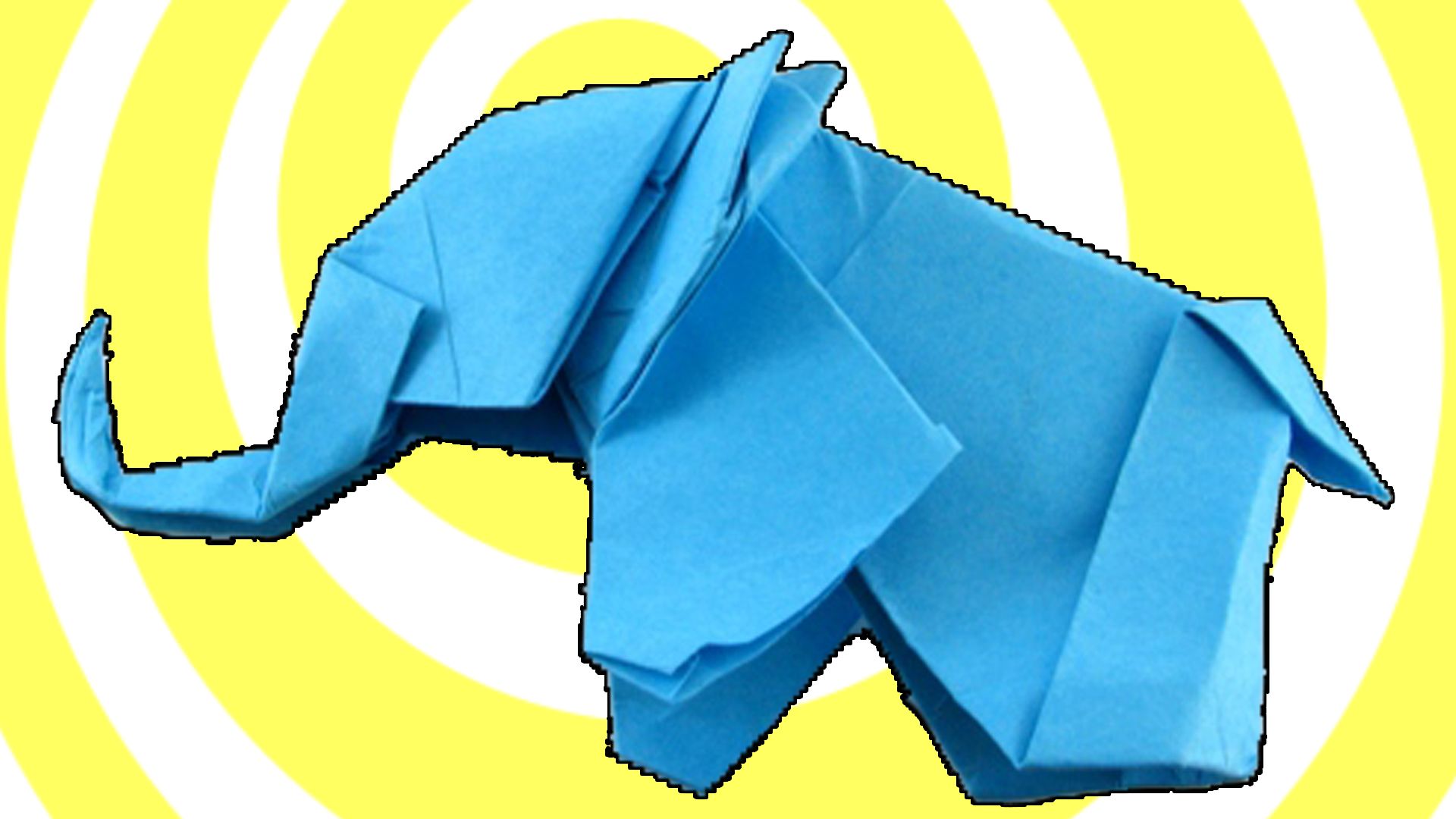 Origami Elephant  - Video Tutorial