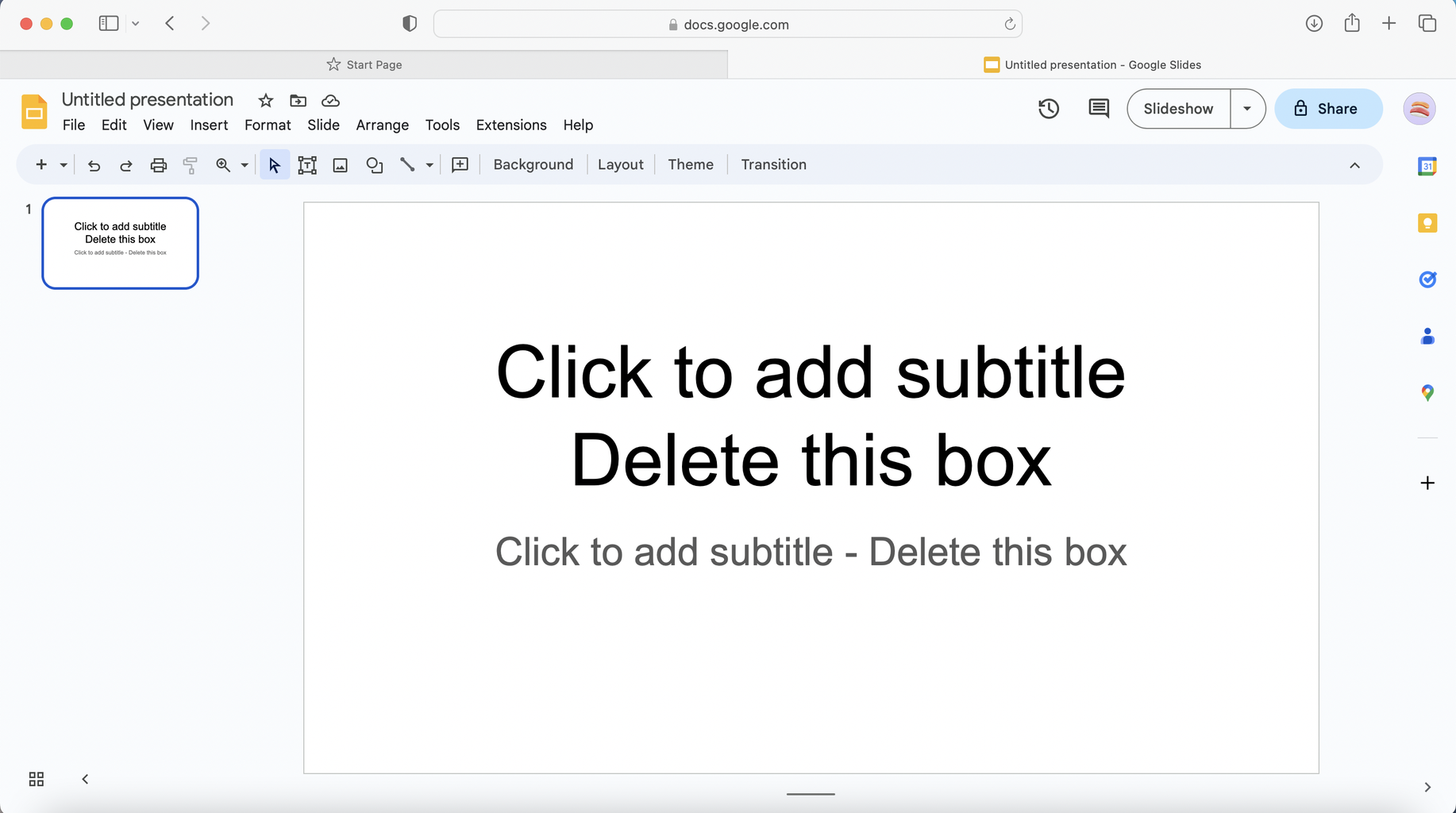 how to make presentation aesthetic Starting From Scratch