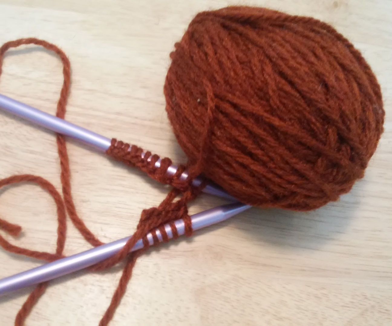 Lefty Knitting 101: the Purl Stitch