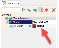 In Visuino Set Components