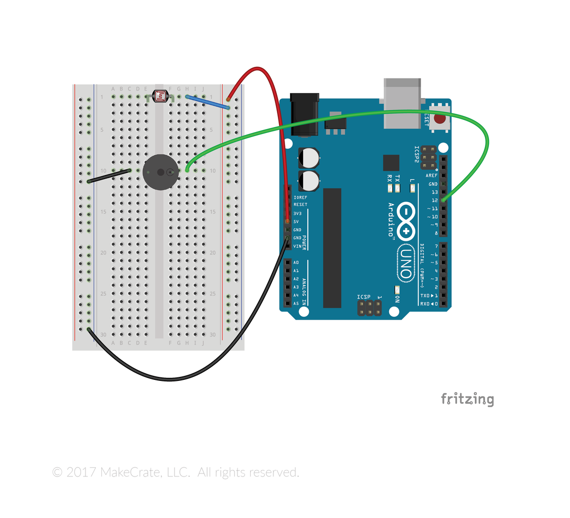  Connect the Photoresistor to Power