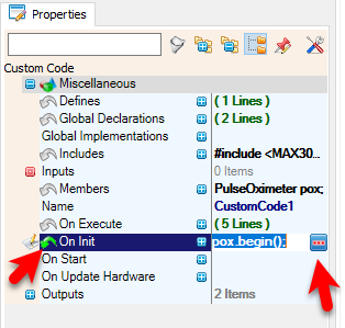 In Visuino Set Custom Code Component photo 9