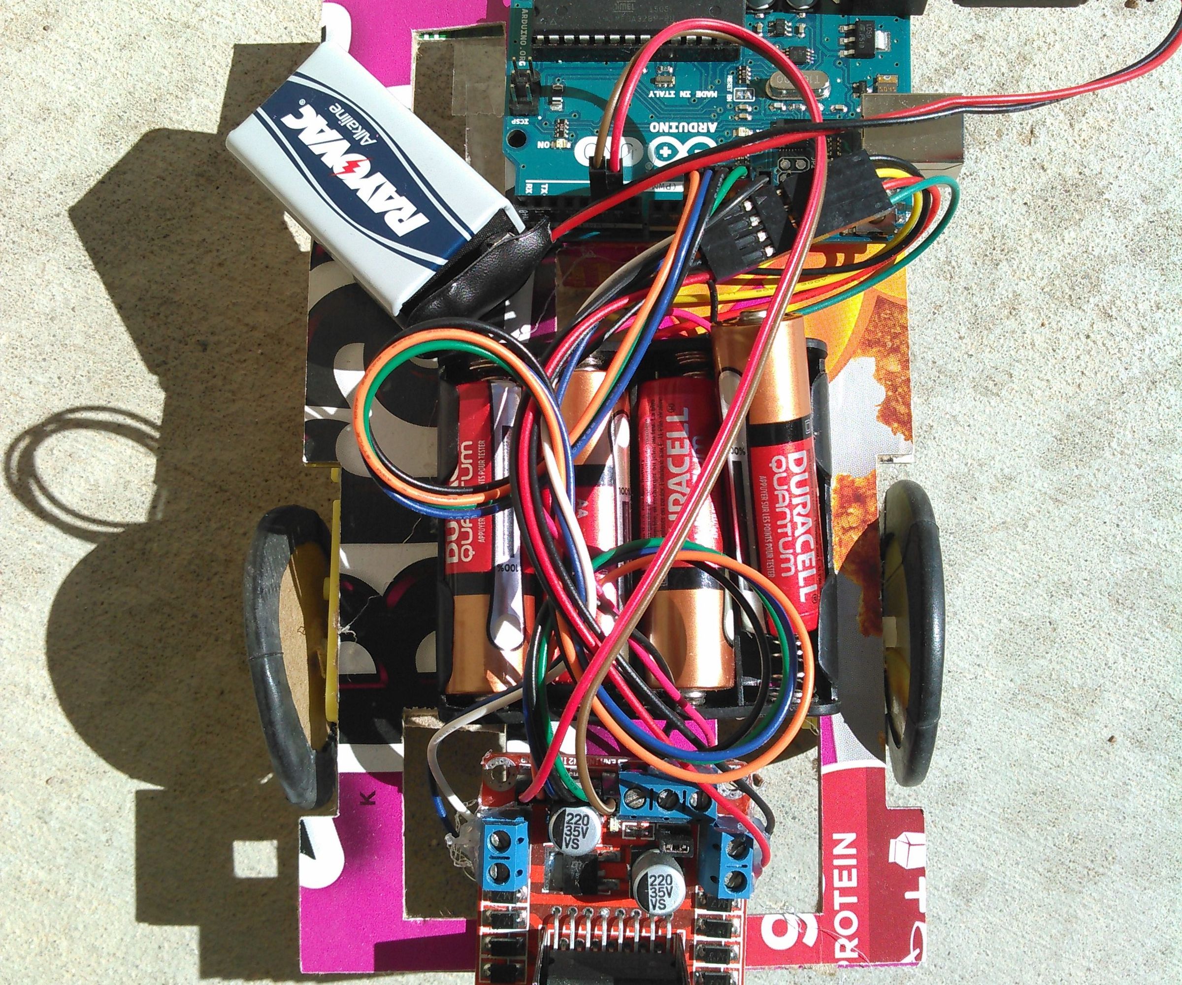 Cereal Box Robot Using Cricut Explore to Cut Chassis and Wheels