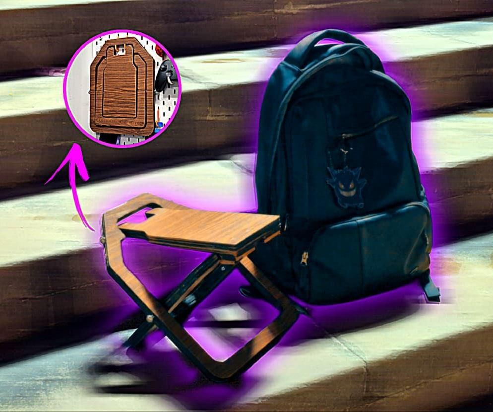 Backpack Chair: a Foldable Seat You Can Carry Anywhere